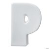 MW Paint Your Own Porcelain Letter P