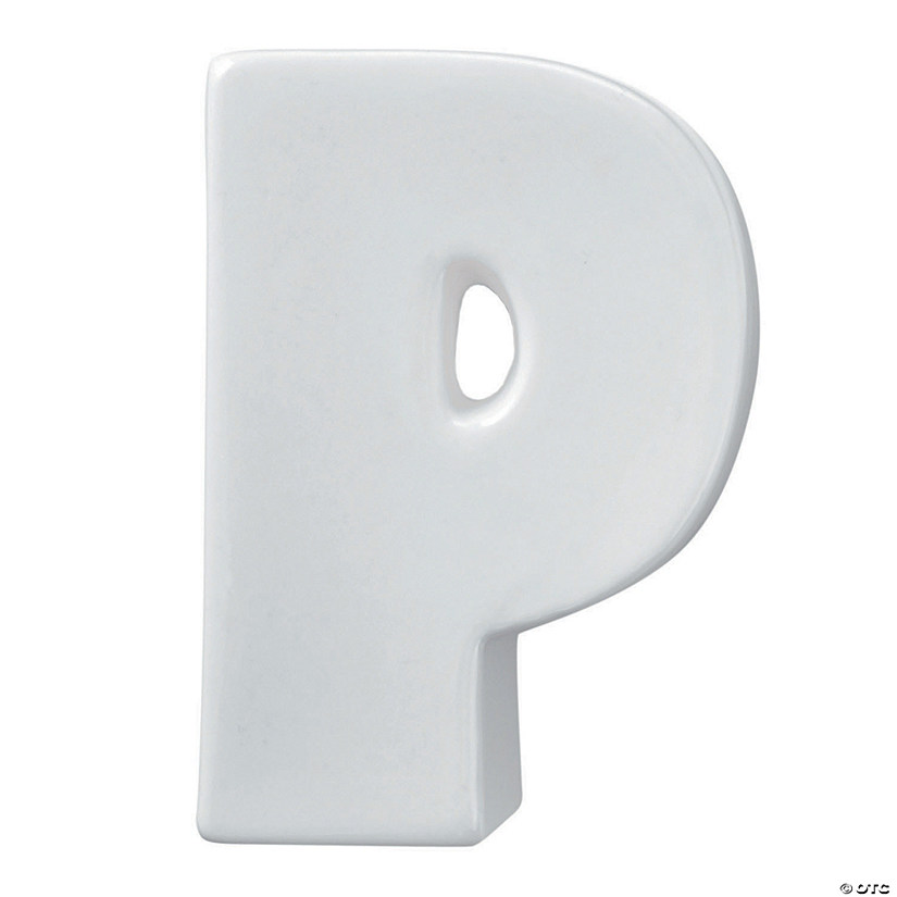Paint Your Own Porcelain Letter P MW Paint Your Own Porcelain Letter P -MindWare SHOP paint your own porcelain letter p13827205