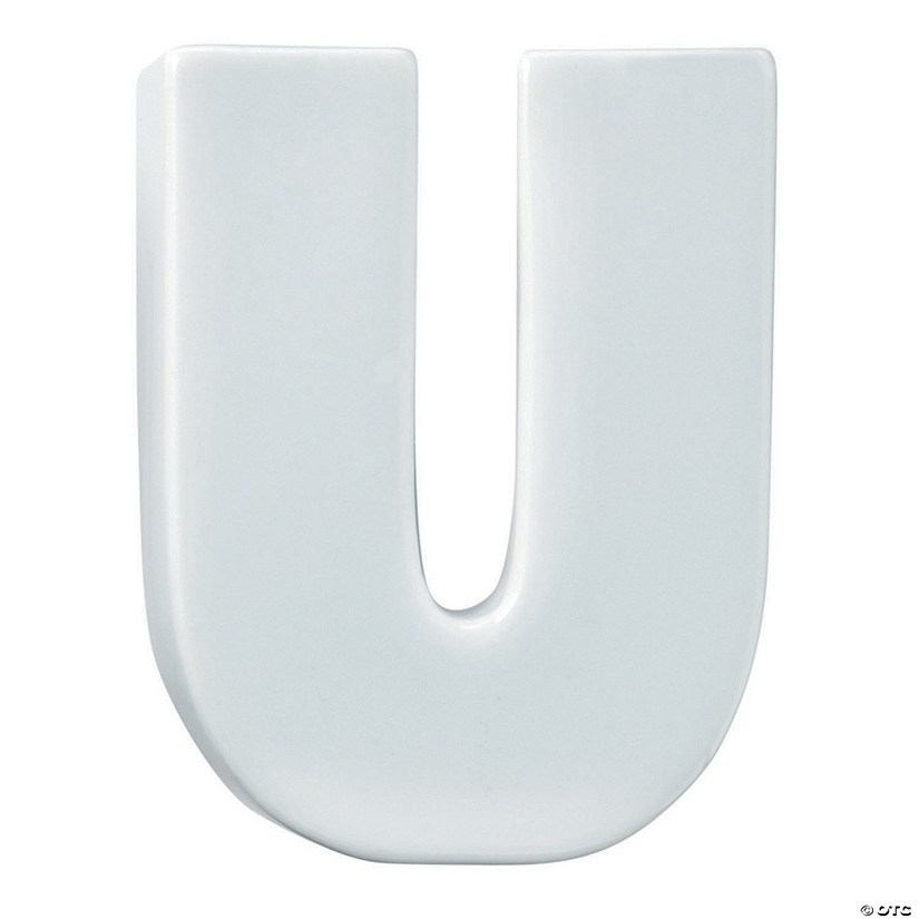 Paint Your Own Porcelain Letter U MW Paint Your Own Porcelain Letter U -MindWare SHOP paint your own porcelain letter u13827210