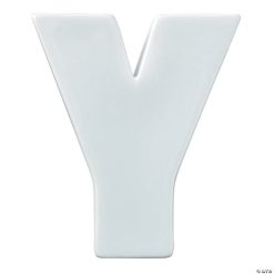 MW Paint Your Own Porcelain Letter Y