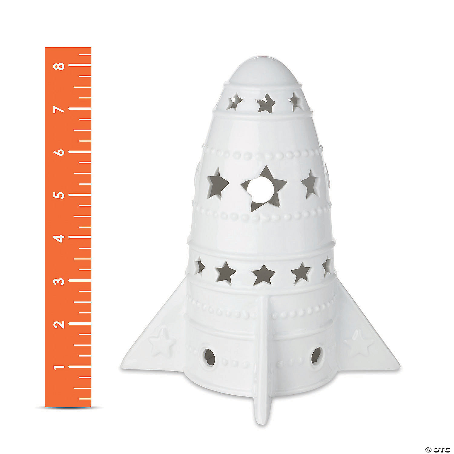 MW Paint Your Own Porcelain Light: Rocket 5 MW Paint Your Own Porcelain Light: Rocket - Image 3