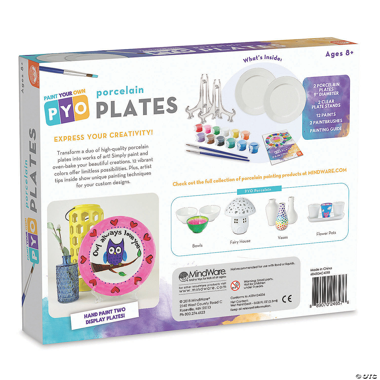 MW Paint Your Own Porcelain: Plates 4 MW Paint Your Own Porcelain: Plates - Image 2