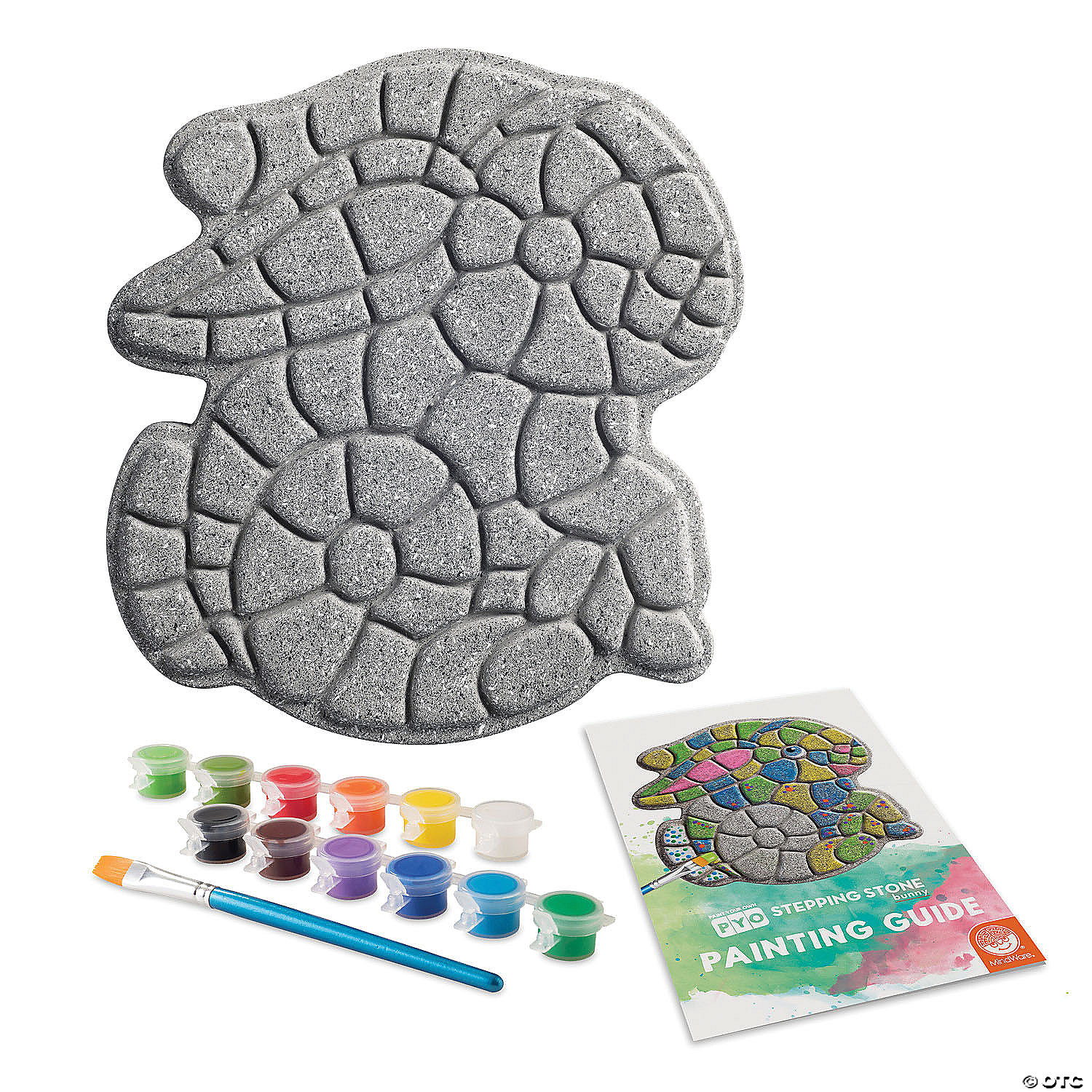 Paint Your Own Stepping Stone: Bunny MW Paint Your Own Stepping Stone: Bunny -MindWare SHOP paint your own stepping stone bunny13980300 a02