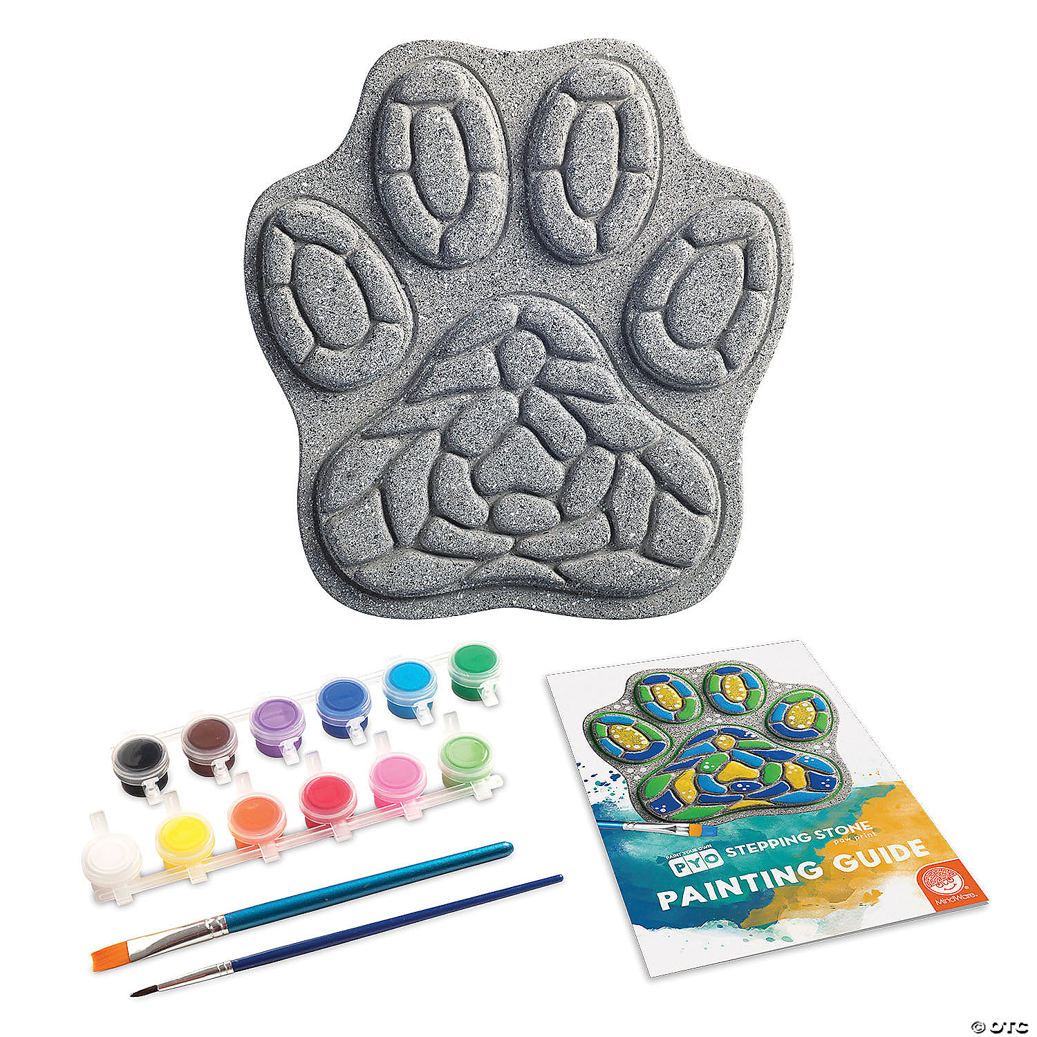MW Paint Your Own Stepping Stone: Paw Print 5 MW Paint Your Own Stepping Stone: Paw Print - Image 3