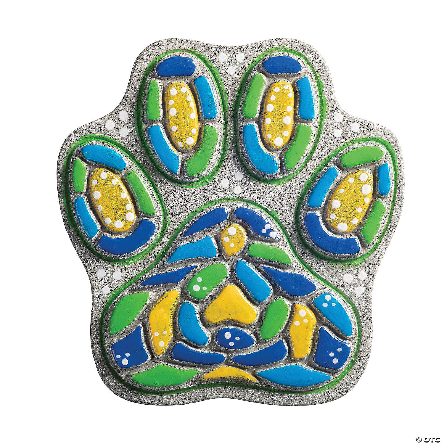 MW Paint Your Own Stepping Stone: Paw Print 6 MW Paint Your Own Stepping Stone: Paw Print - Image 4