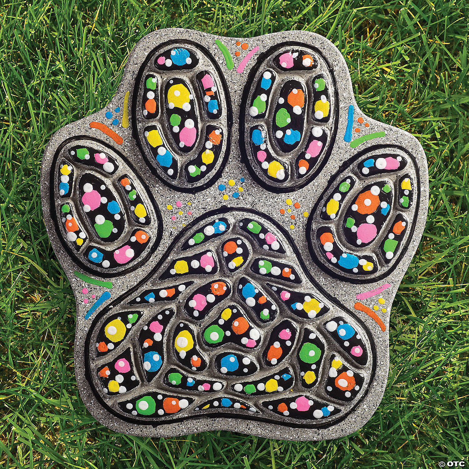 MW Paint Your Own Stepping Stone: Paw Print 3 MW Paint Your Own Stepping Stone: Paw Print
