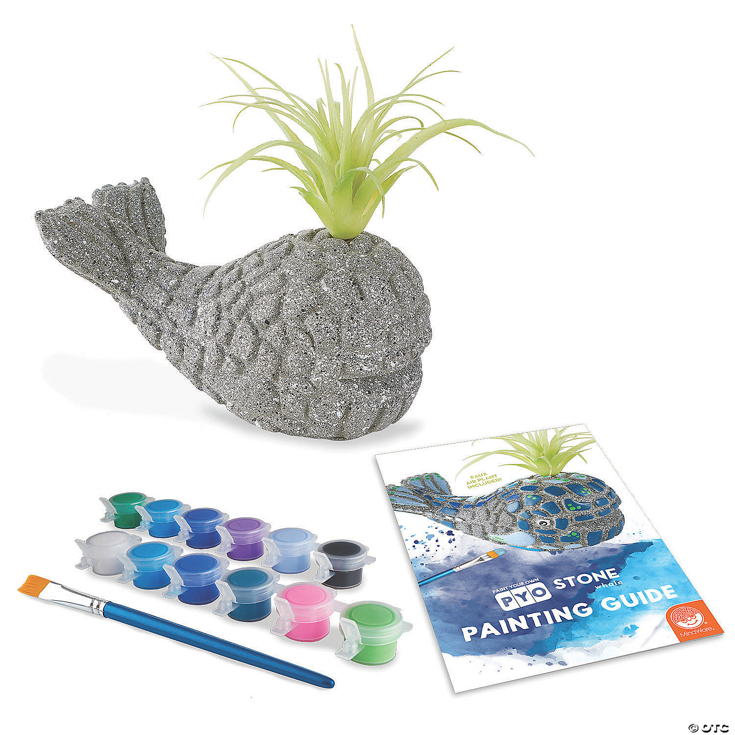 Paint Your Own Stone: Whale MW Paint Your Own Stone: Whale -MindWare SHOP paint your own stone whale13935640 a01