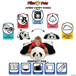 MW Pillow Pet - Comfy Panda Jumboz 5 MW Pillow Pet - Comfy Panda Jumboz -MindWare SHOP pillow pet comfy panda jumboz14166867 a03
