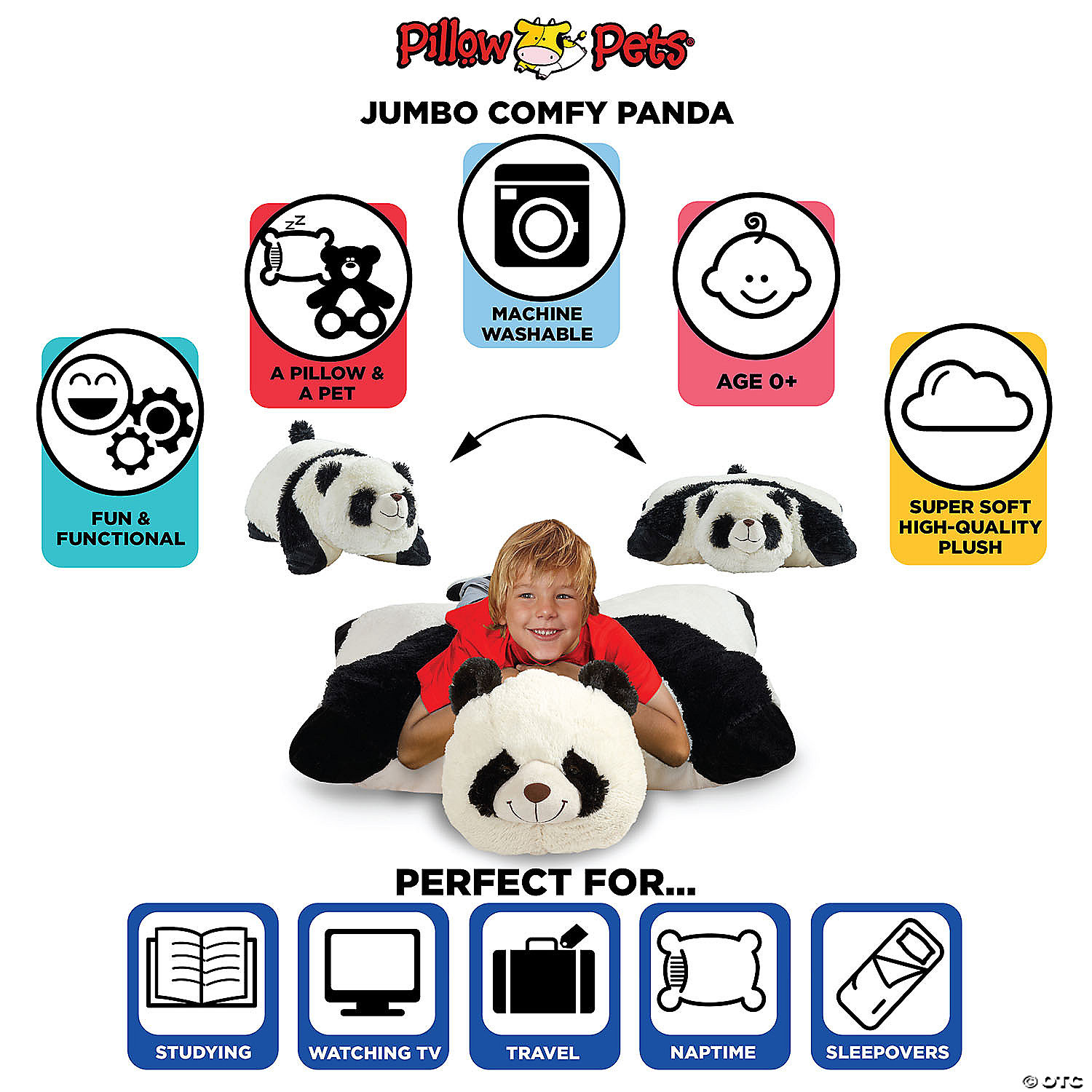 Pillow Pet - Comfy Panda Jumboz MW Pillow Pet - Comfy Panda Jumboz -MindWare SHOP pillow pet comfy panda jumboz14166867 a03