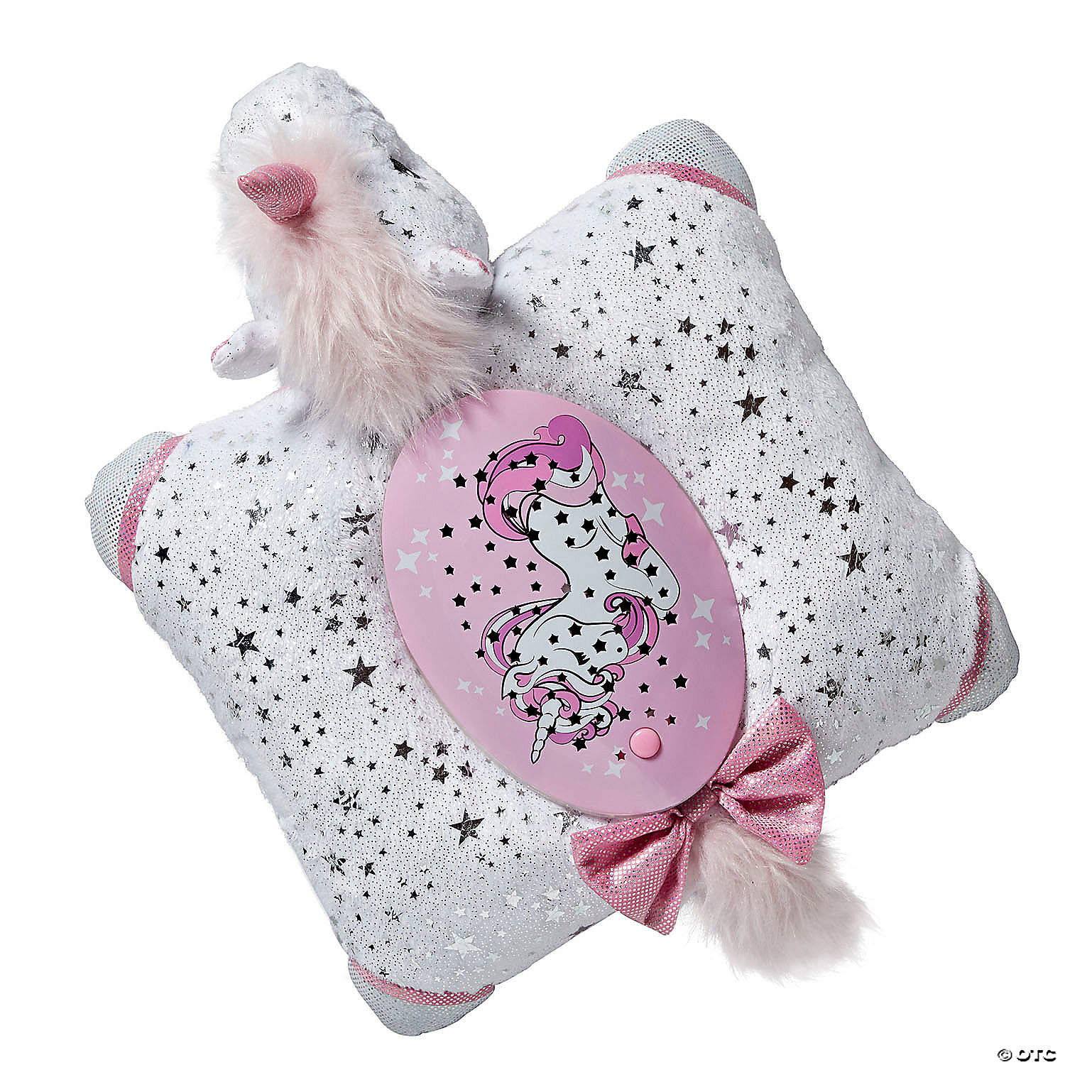 MW Pillow Pet - Glittery Unicorn Sleeptime Lite 5 MW Pillow Pet - Glittery Unicorn Sleeptime Lite - Image 3