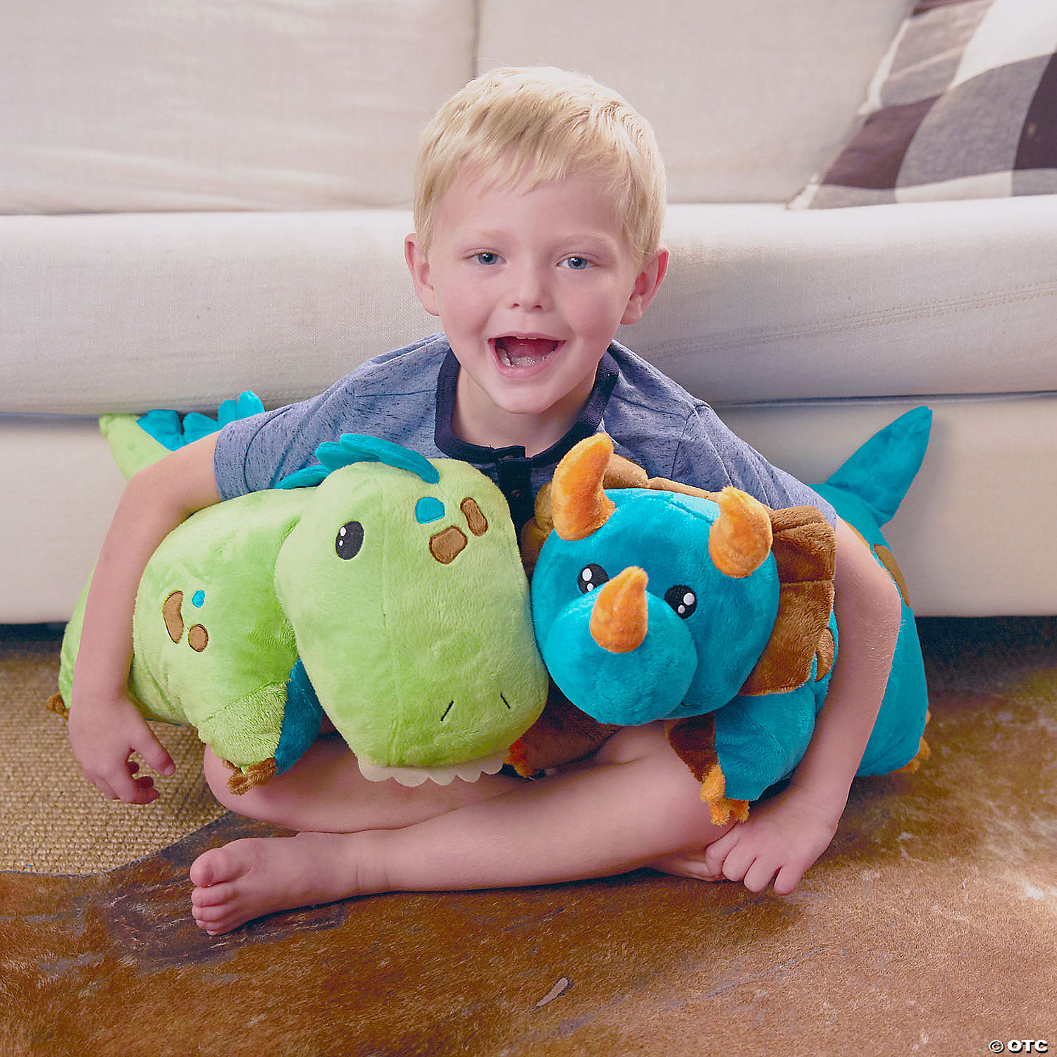 MW Pillow Pet - Green Dinosaur 5 MW Pillow Pet - Green Dinosaur - Image 3