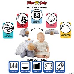 MW Pillow Pet - Naturally Comfy Zebra -MindWare SHOP pillow pet naturally comfy zebra14166809 a03