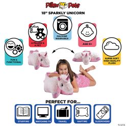 MW Pillow Pet - Sparkly Pink Unicorn -MindWare SHOP pillow pet sparkly pink unicorn14166805 a03