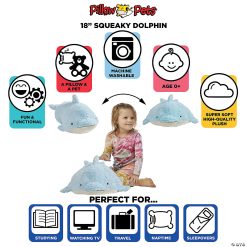 MW Pillow Pet - Squeaky Dolphin -MindWare SHOP pillow pet squeaky dolphin14166798 a03