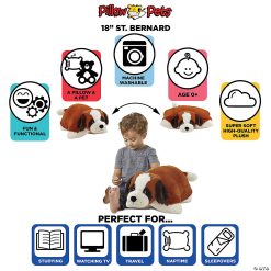 MW Pillow Pet - St. Bernard 9 MW Pillow Pet - St. Bernard -MindWare SHOP pillow pet st bernard14166795 a03