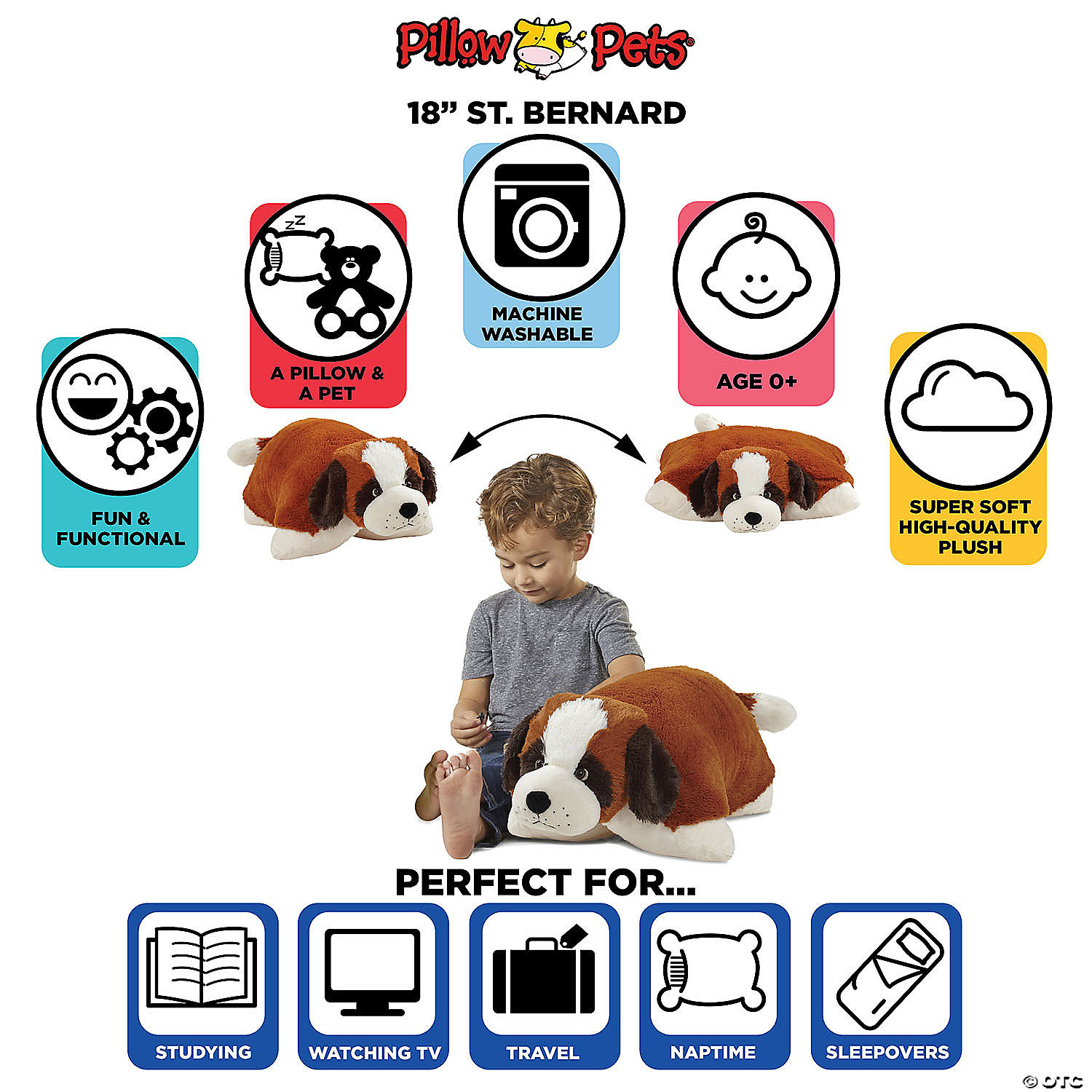 MW Pillow Pet - St. Bernard 6 MW Pillow Pet - St. Bernard - Image 4