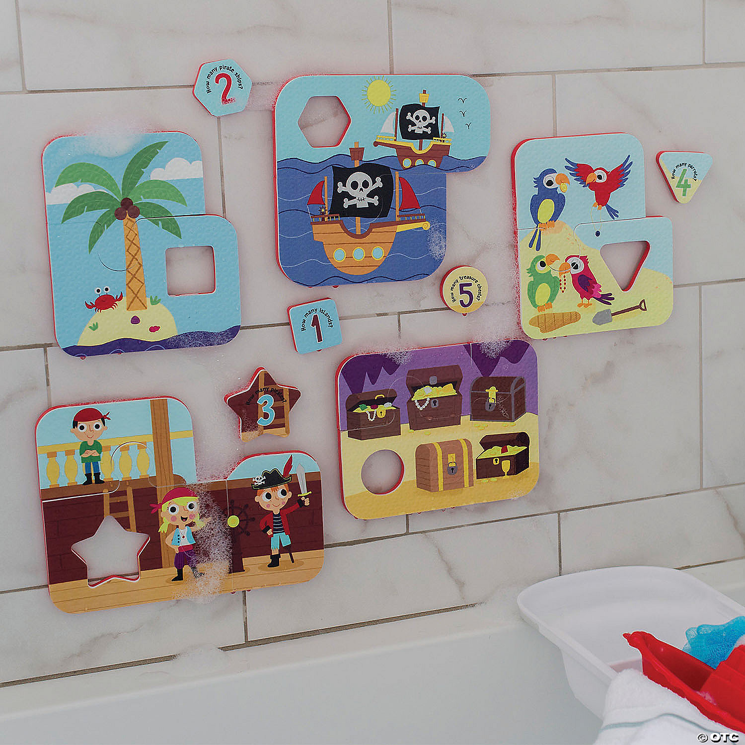 Playful Pirates Bath Puzzles MW Playful Pirates Bath Puzzles -MindWare SHOP playful pirates bath puzzlesbp01 a01