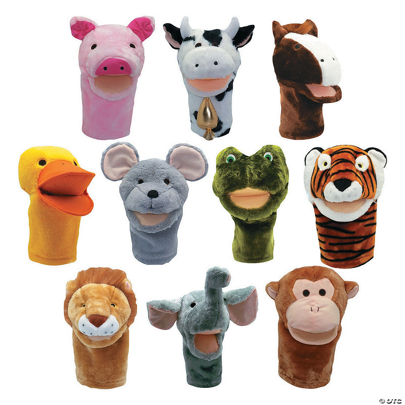 MW Plushpups Hand Puppets Set Of 10 3 MW Plushpups Hand Puppets Set Of 10