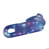 MW Pool Central: 60.25" Inflatable Blue LED Lighted Floating Lounger Raft