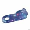 MW Pool Central: 60.25" Inflatable Blue LED Lighted Floating Lounger Raft
