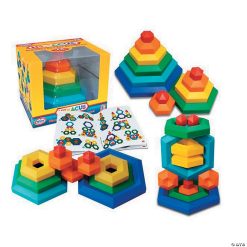 MW Popular Playthings Hexacus® Stacking Set, 12 Pieces