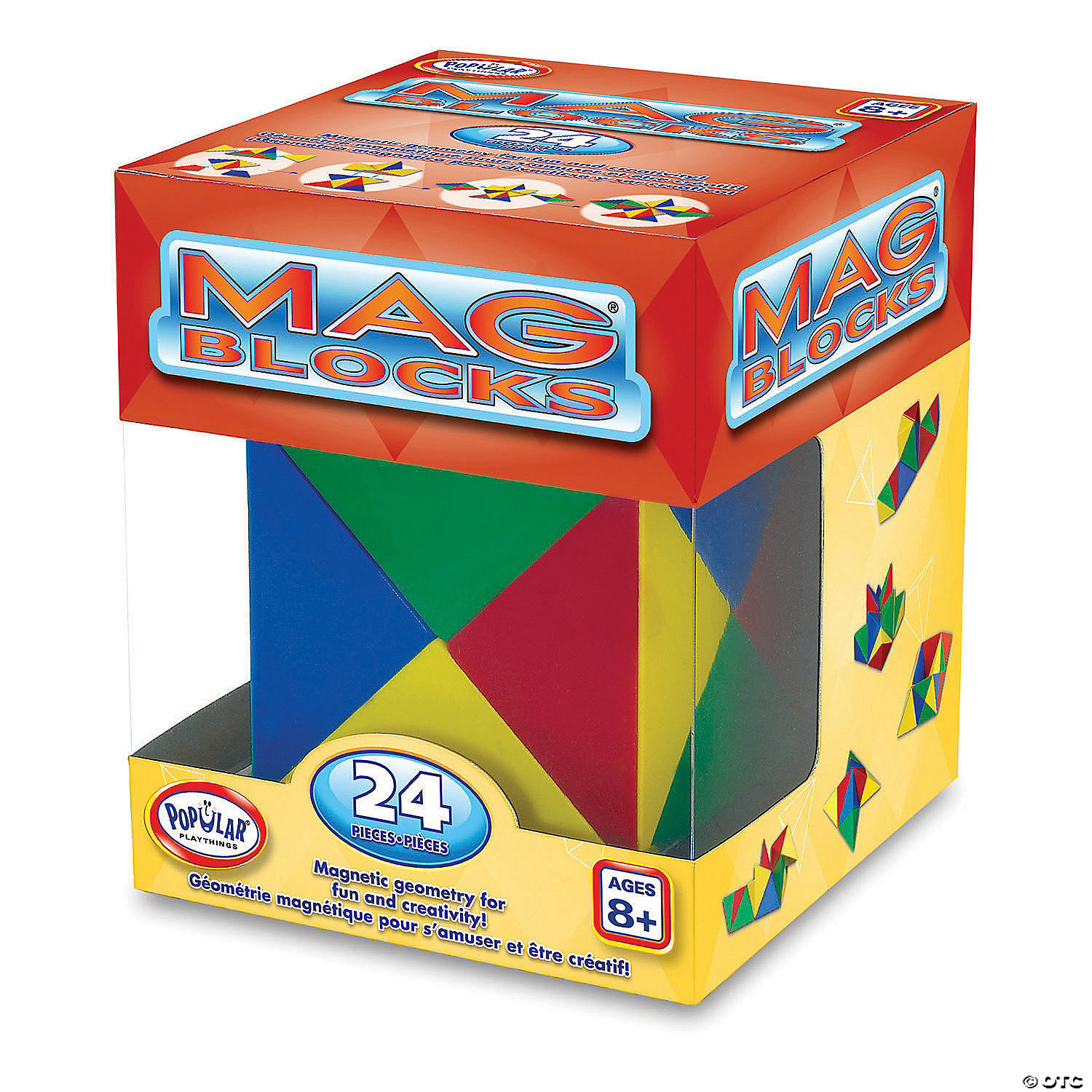 MW Popular Playthings Mag-Blocks® 24-Piece Set 3 MW Popular Playthings Mag-Blocks® 24-Piece Set