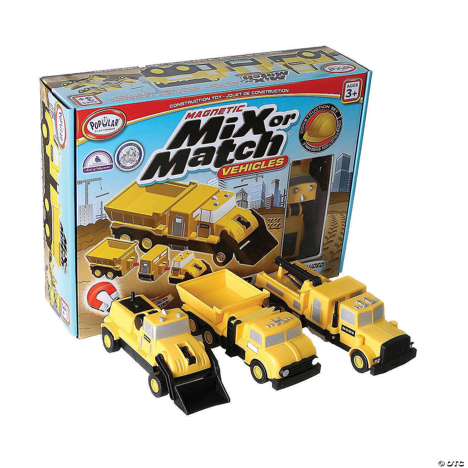 MW Popular Playthings Magnetic Mix Or Match® Construction Vehicles 3 MW Popular Playthings Magnetic Mix Or Match® Construction Vehicles