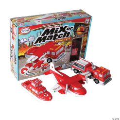 MW Popular Playthings Magnetic Mix Or Match® Vehicles - Fire & Rescue