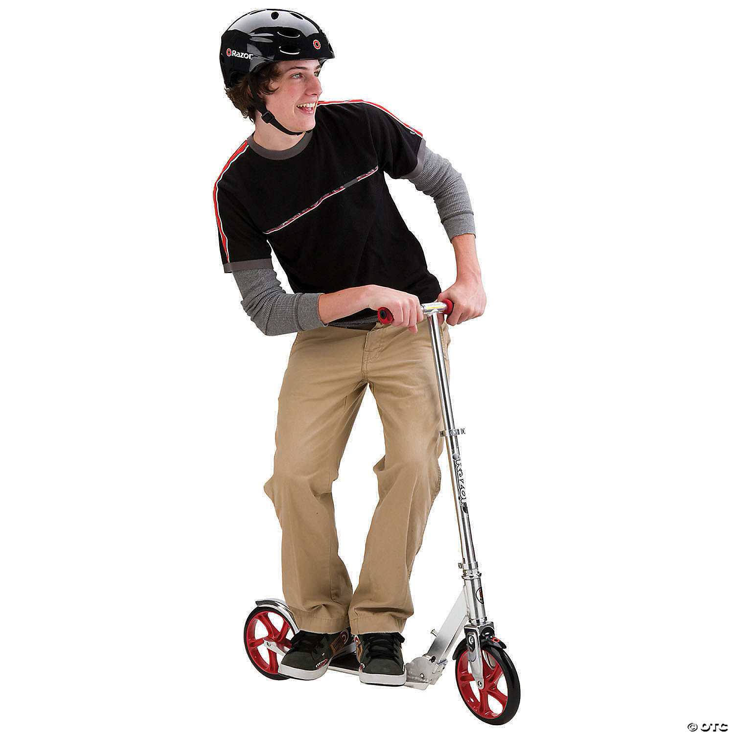 MW Razor A5 Lux Scooter: Red 4 MW Razor A5 Lux Scooter: Red - Image 2