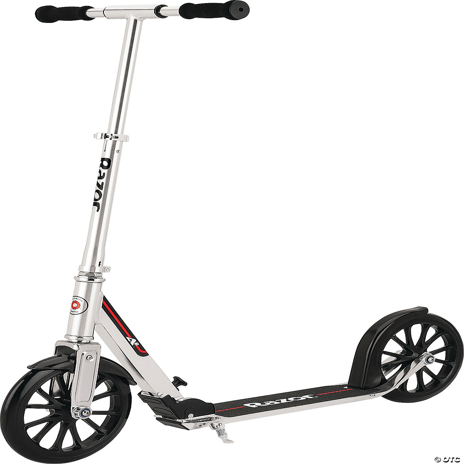 MW Razor A6 Scooter: Silver 3 MW Razor A6 Scooter: Silver