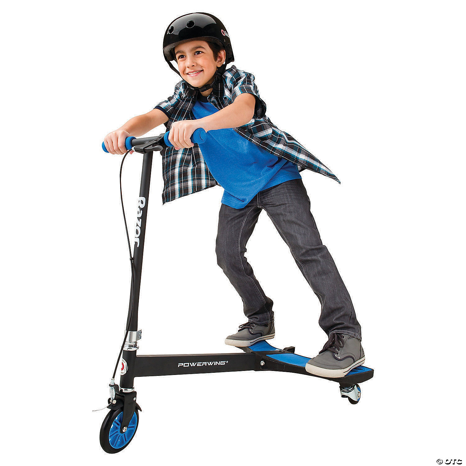 MW Razor Powerwing Caster Scooter: Blue 4 MW Razor Powerwing Caster Scooter: Blue - Image 2