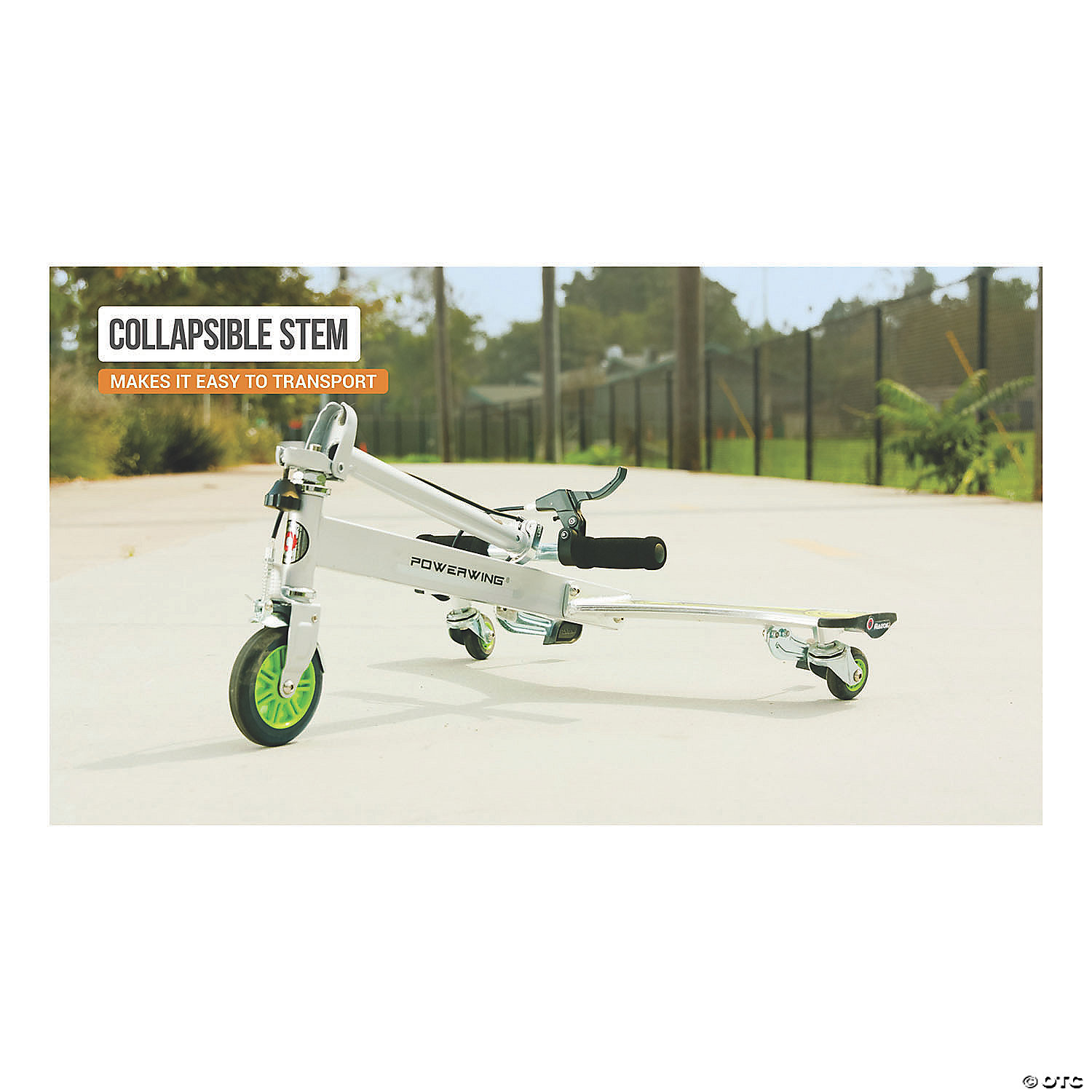 MW Razor PowerWing DLX Caster Trike: Silver 5 MW Razor PowerWing DLX Caster Trike: Silver - Image 3