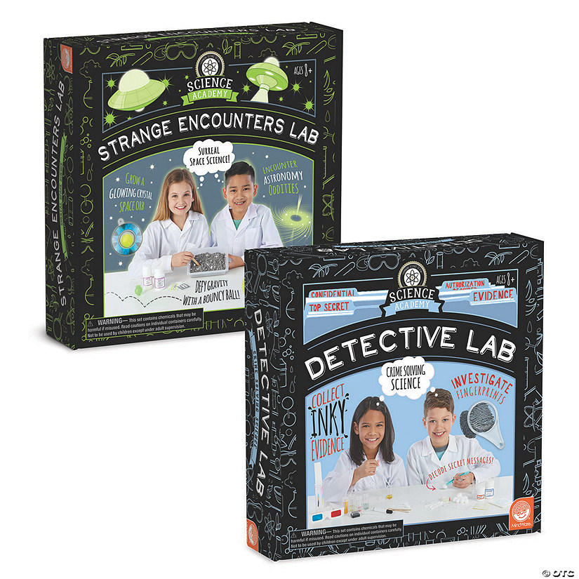 Science Academy: Strange Encounters and Detective Lab: Set of 2 MW Science Academy: Strange Encounters And Detective Lab: Set Of 2 -MindWare SHOP science academy strange encounters and detective lab set of 213941149