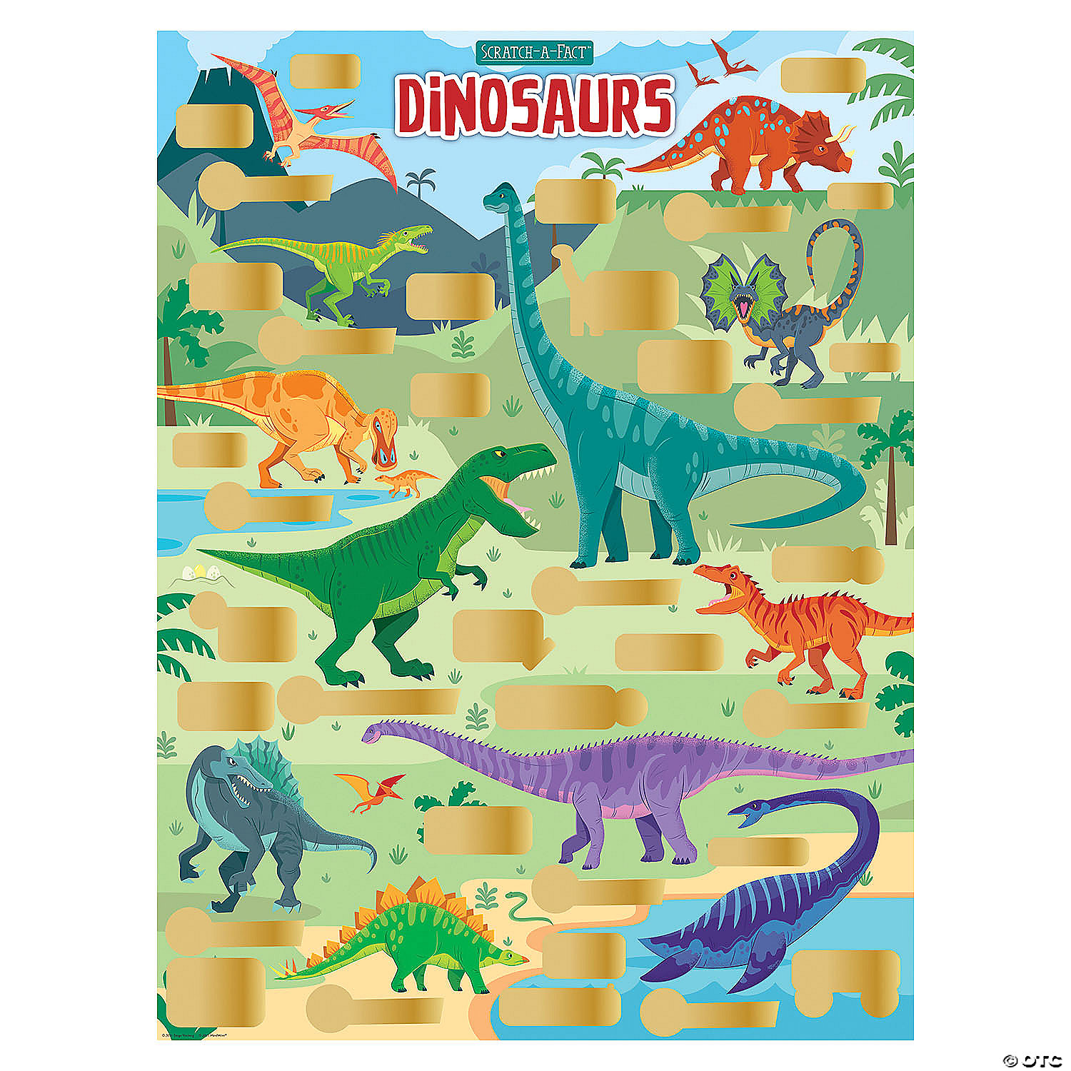Scratch-a-Fact Poster: Dinosaurs MW Scratch-a-Fact Poster: Dinosaurs -MindWare SHOP scratch a fact poster dinosaurs14110972