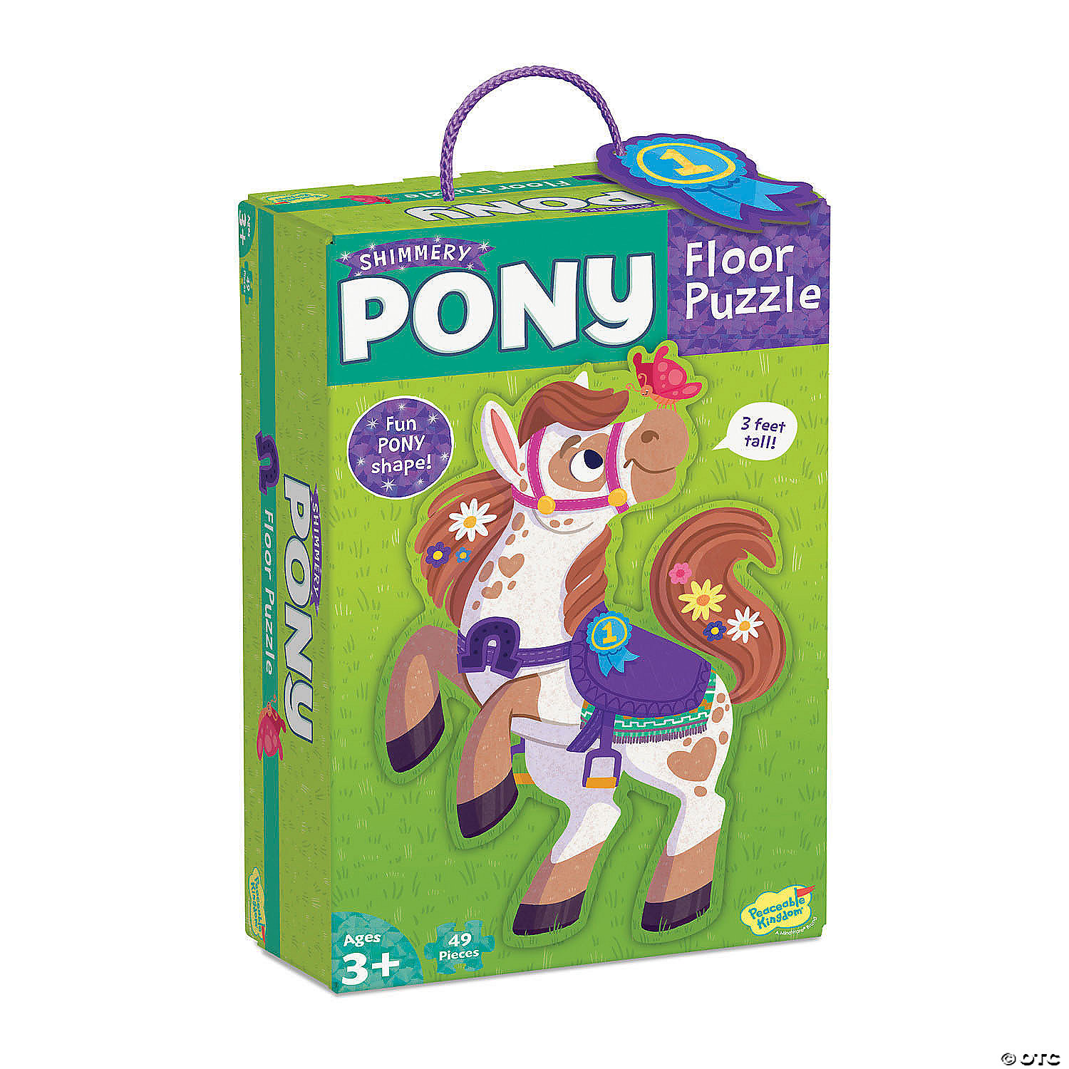 Shimmery Pony Floor Puzzle MW Shimmery Pony Floor Puzzle -MindWare SHOP shimmery pony floor puzzlepz53 a04