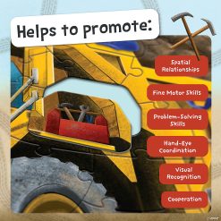 MW Shiny Dump Truck Floor Puzzle 5 MW Shiny Dump Truck Floor Puzzle -MindWare SHOP shiny dump truck floor puzzlepz54 a03