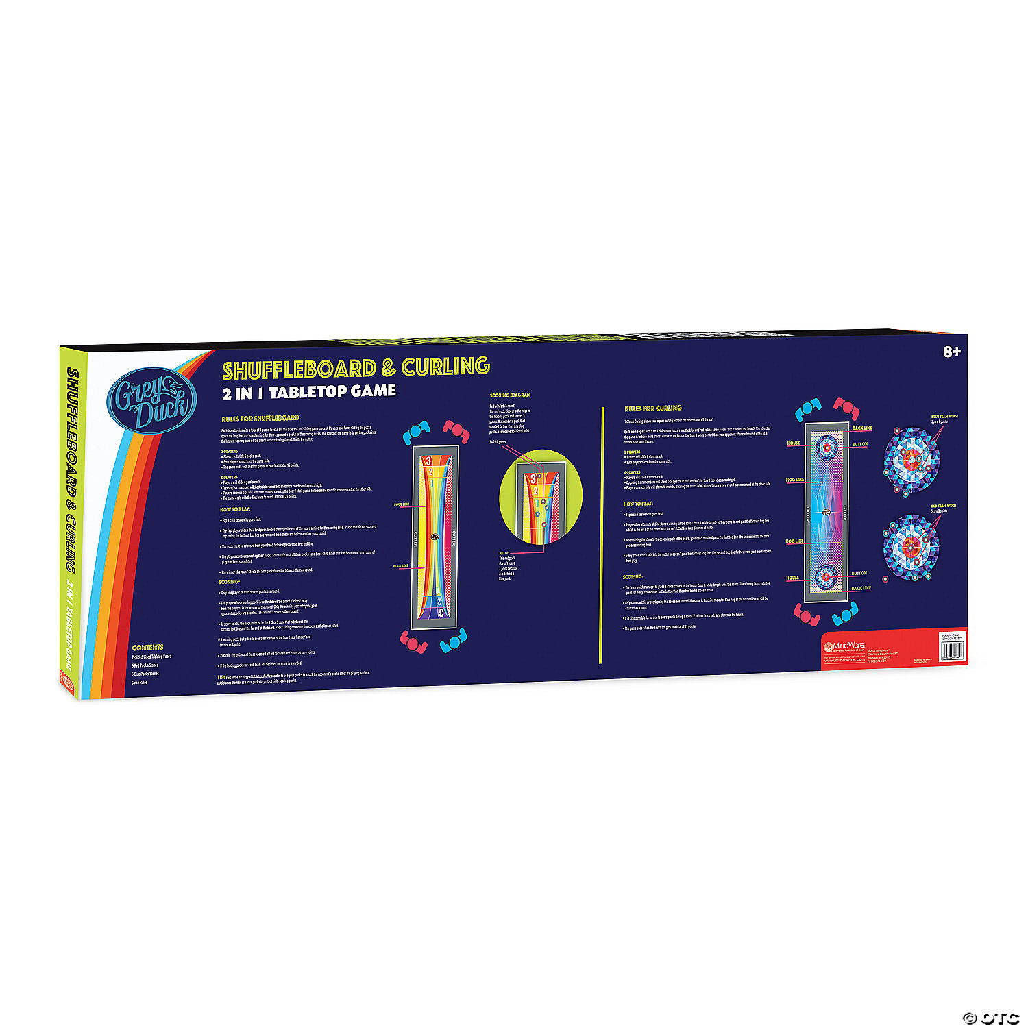 Shuffleboard/Curling 2-in-1 Tabletop Game MW Shuffleboard/Curling 2-in-1 Tabletop Game -MindWare SHOP shuffleboard curling 2 in 1 tabletop game13991209 a05