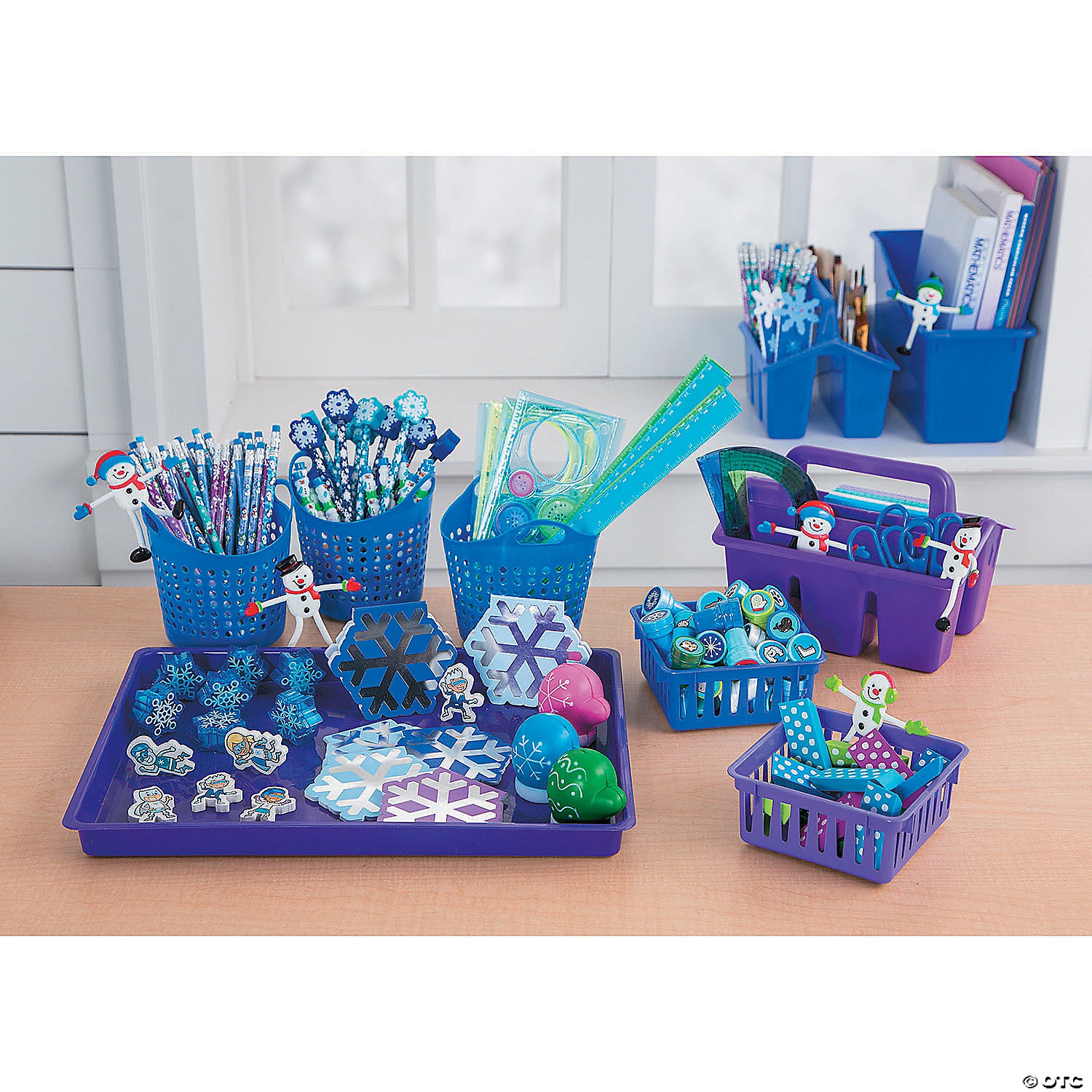 Snowflake Pencils with Pencil Top Eraser - 12 Pc. MW Snowflake Pencils With Pencil Top Eraser - 12 Pc. -MindWare SHOP snowflake pencils with pencil top eraser 12 pc 13745810 a02