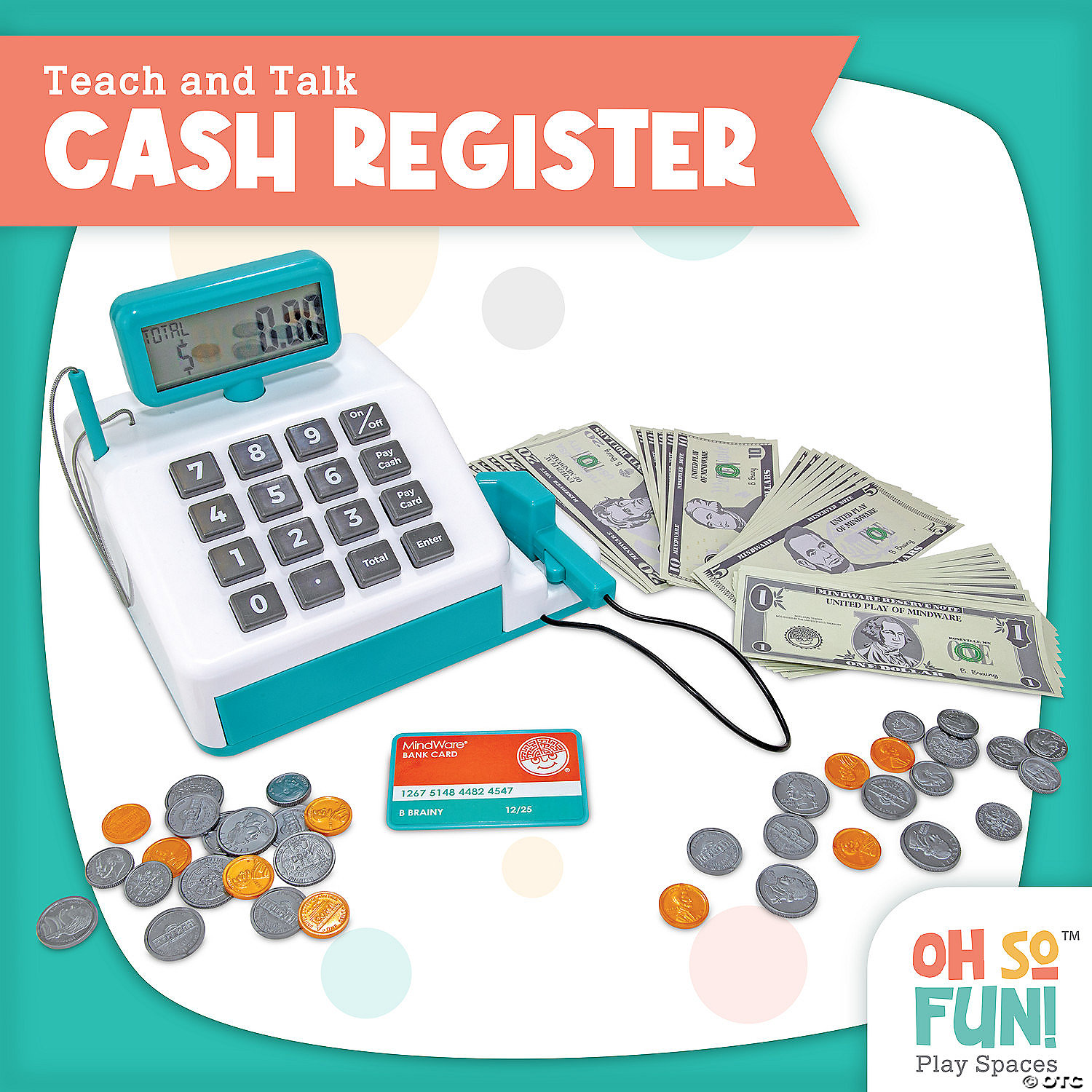 MW Teach And Talk Cash Register 4 MW Teach And Talk Cash Register - Image 2
