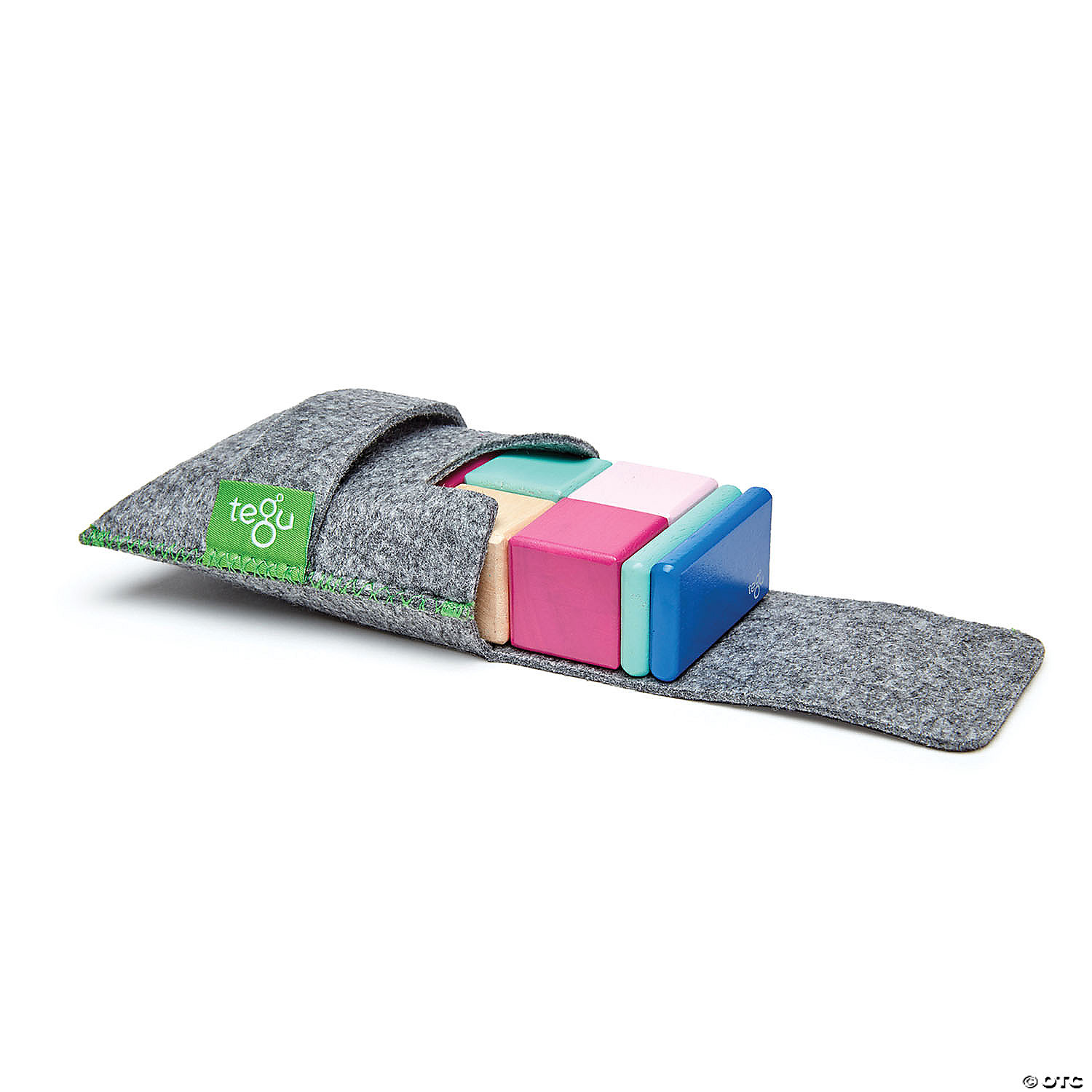 MW Tegu Magnetic Wooden Blocks, 8-Piece Pocket Pouch, Blossom 4 MW Tegu Magnetic Wooden Blocks, 8-Piece Pocket Pouch, Blossom - Image 2