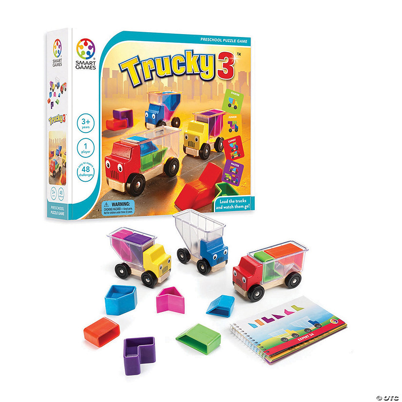 MW Trucky 3™ Puzzle Game From SmartGames 3 MW Trucky 3™ Puzzle Game From SmartGames