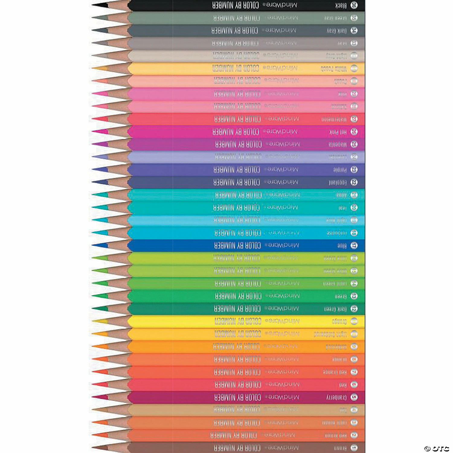 MW Wild Wonders Color By Number Book Set With 36 Colored Pencils - Image 3