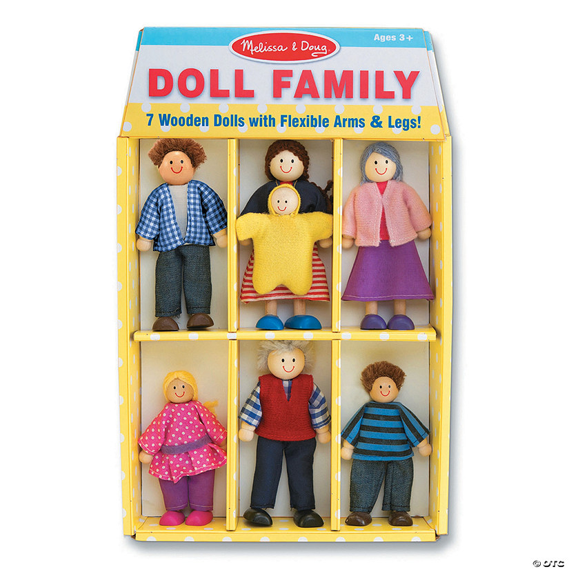 MW Wooden Family Doll Set 3 MW Wooden Family Doll Set