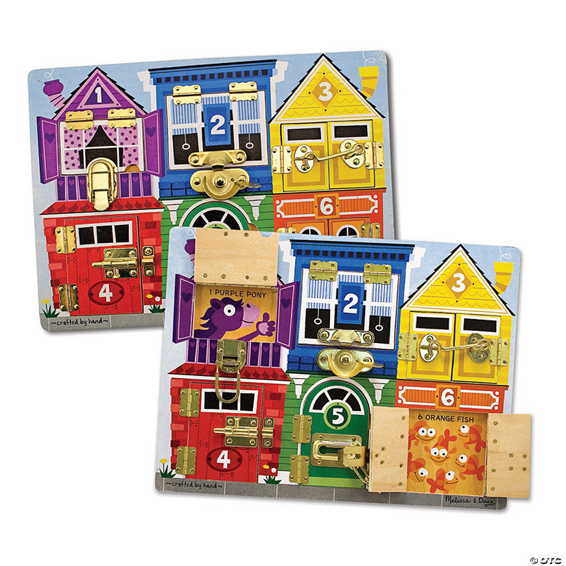 MW Wooden Latches Learning Board Activity 3 MW Wooden Latches Learning Board Activity