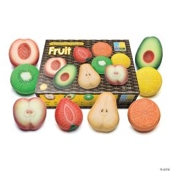 MW Yellow Door Fruit Sensory Play Stones, Set Of 8