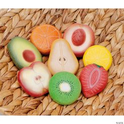 MW Yellow Door Fruit Sensory Play Stones, Set Of 8 -MindWare SHOP yellow door fruit sensory play stones set of 814272907 a02